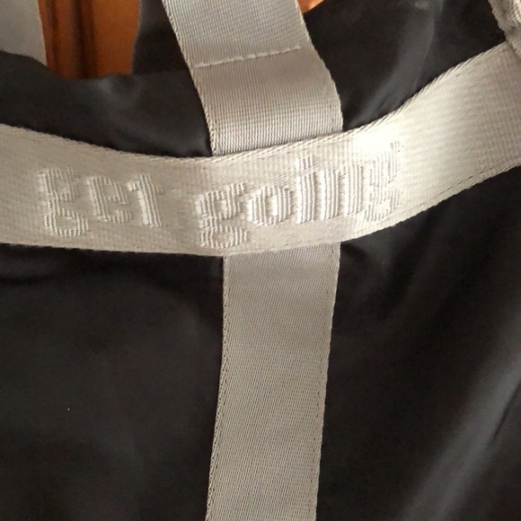 Old Navy Gym Bag Black/grey get going , get active logo on trim on both sides! - Picture 3 of 12